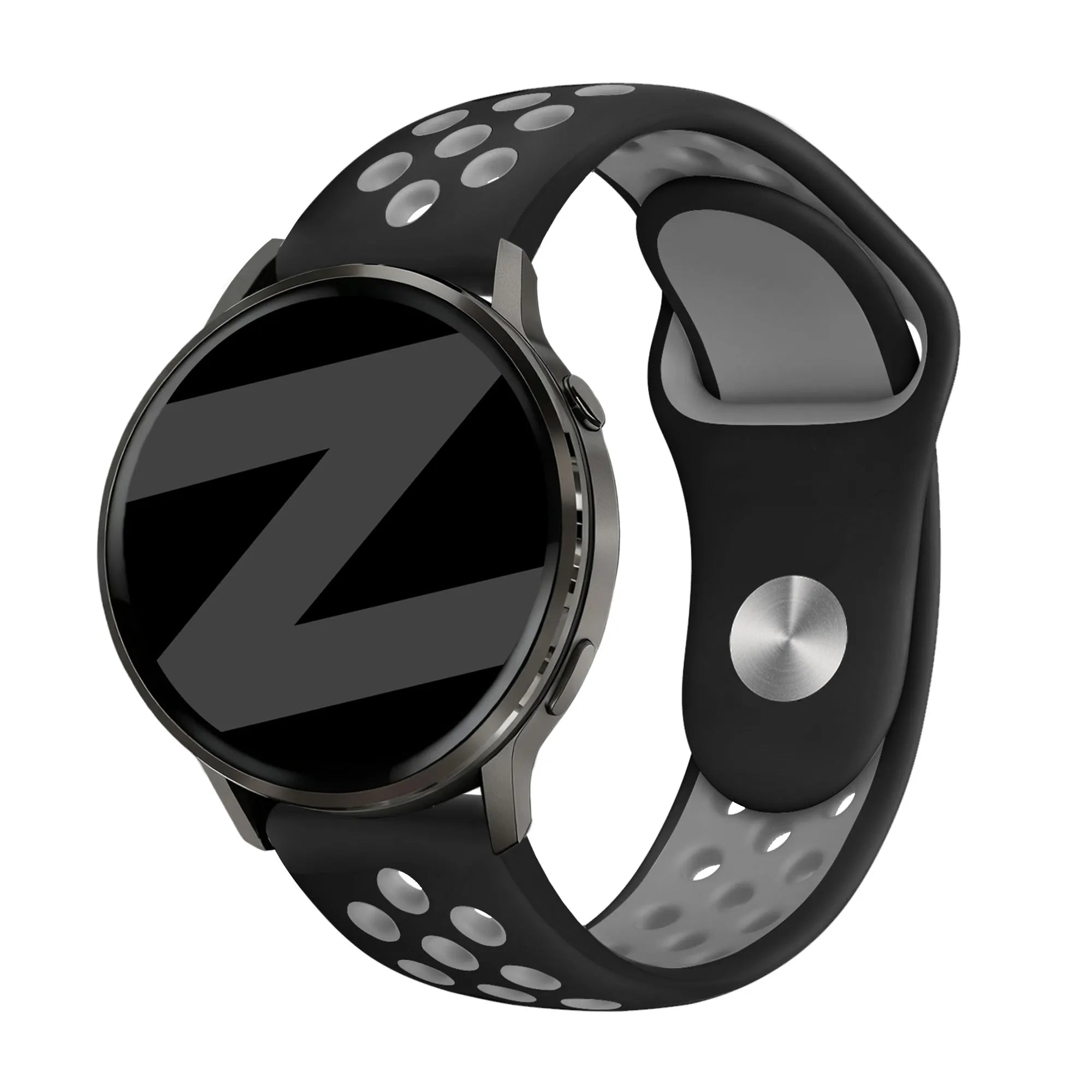 Bandz Correa deportiva 'Deluxe' Garmin Forerunner 255 (negro/gris)