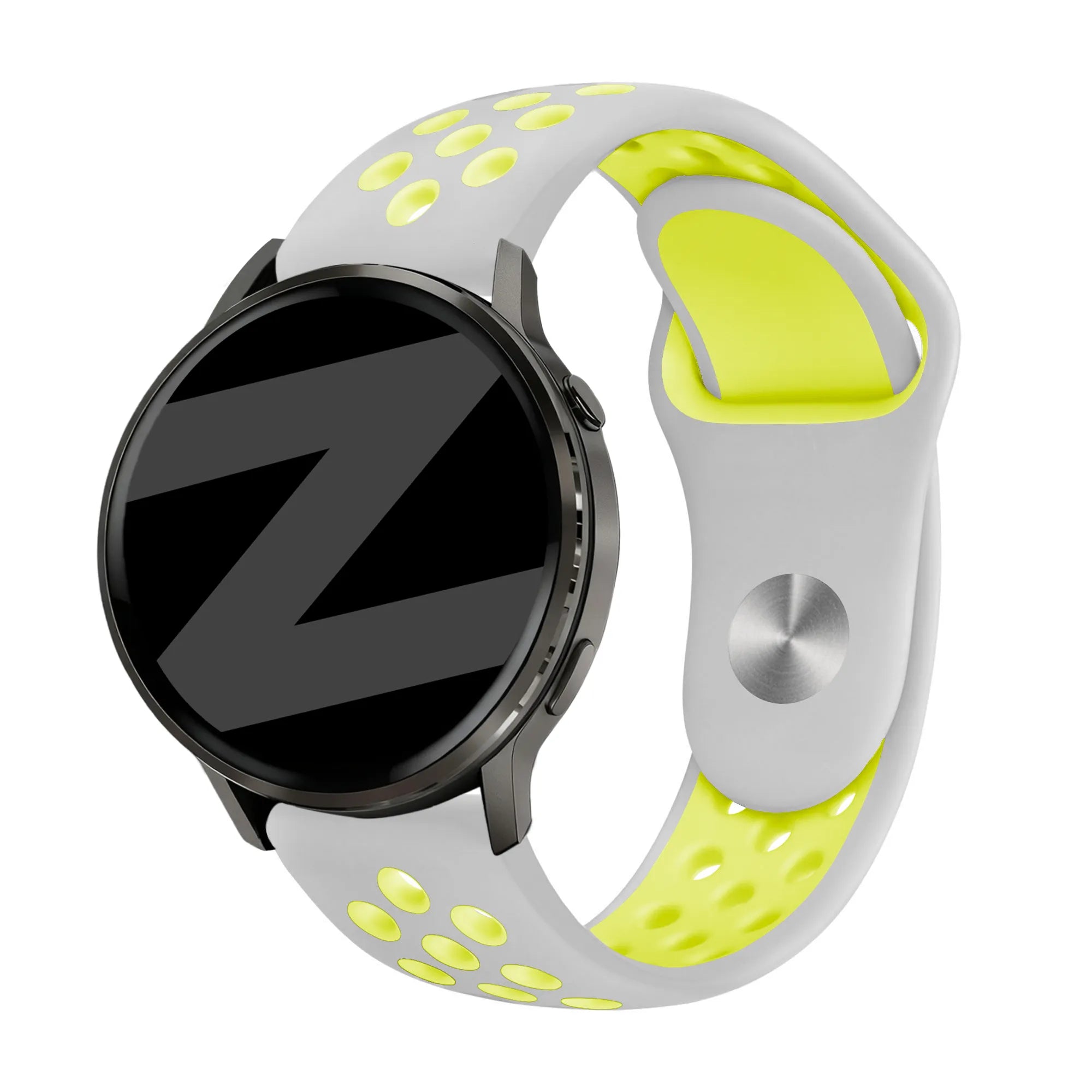 Bandz Garmin Forerunner 255 Sport Strap 'Deluxe' (Grey/Yellow)