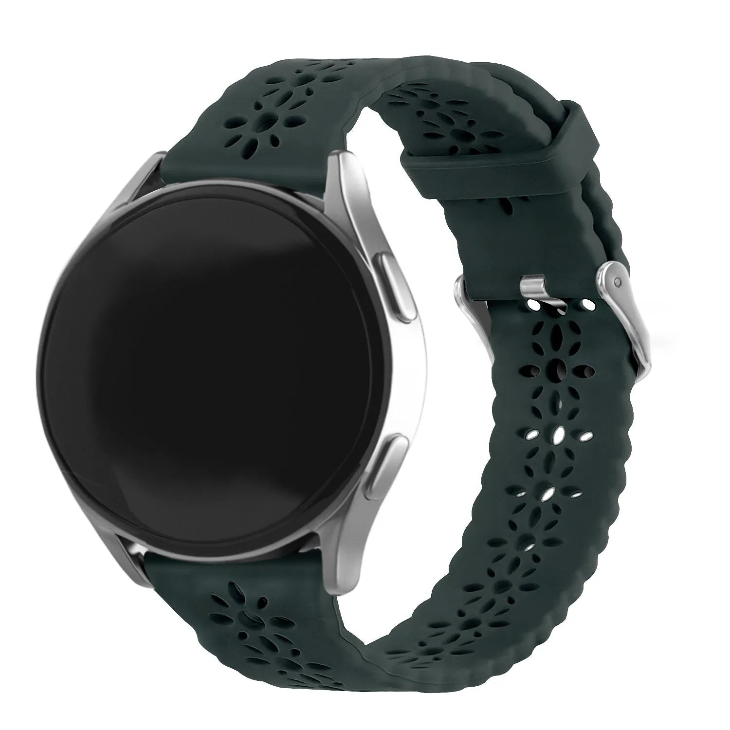 Coros Pace 2 Patterned Silicone Strap (Viridian)