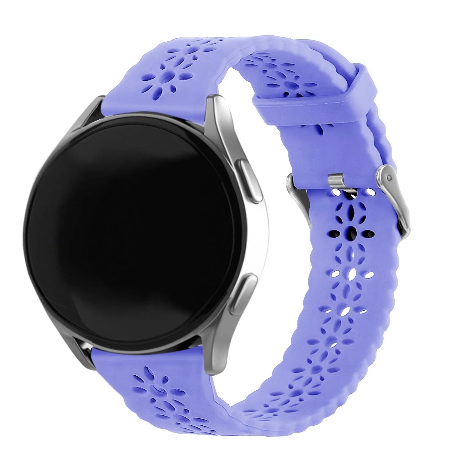 Correa de silicona con relieve Amazfit Active (lila)