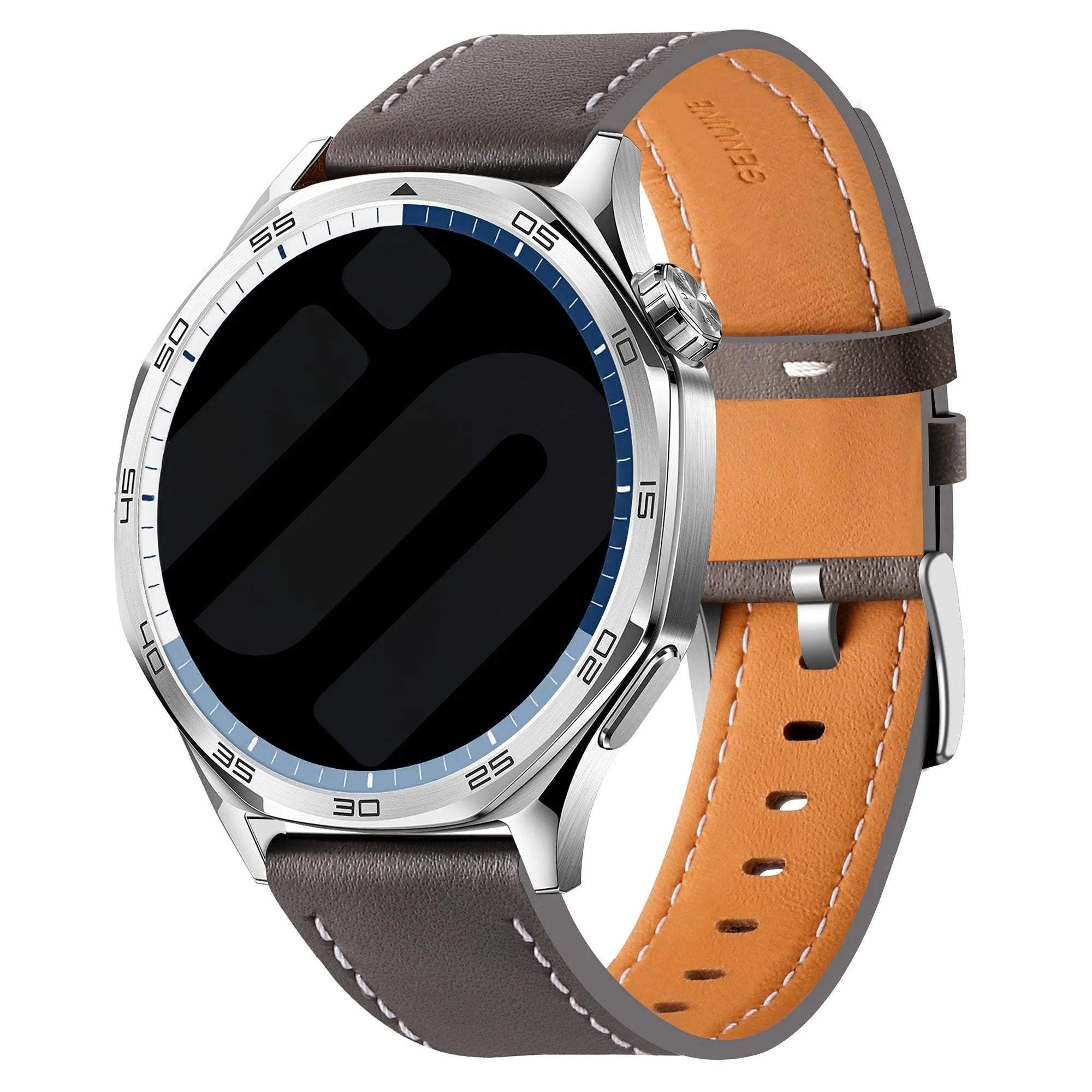 Correa cuero 'One Push' Suunto Nautic S (gris)