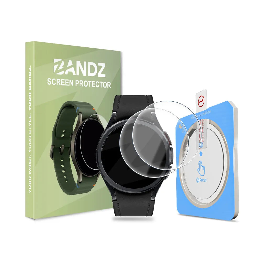 Bandz Protector pantalla con One-Click Tool Samsung Galaxy Watch 6 Classic 43mm