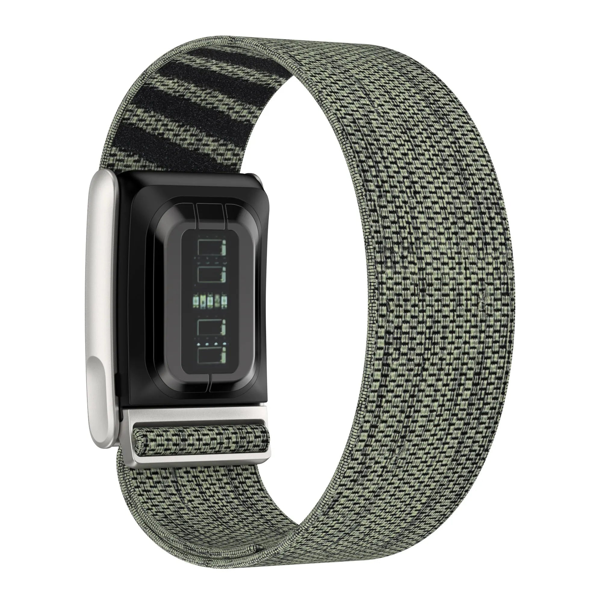 Correa nylon compatible con Whoop MG (gris-verde)