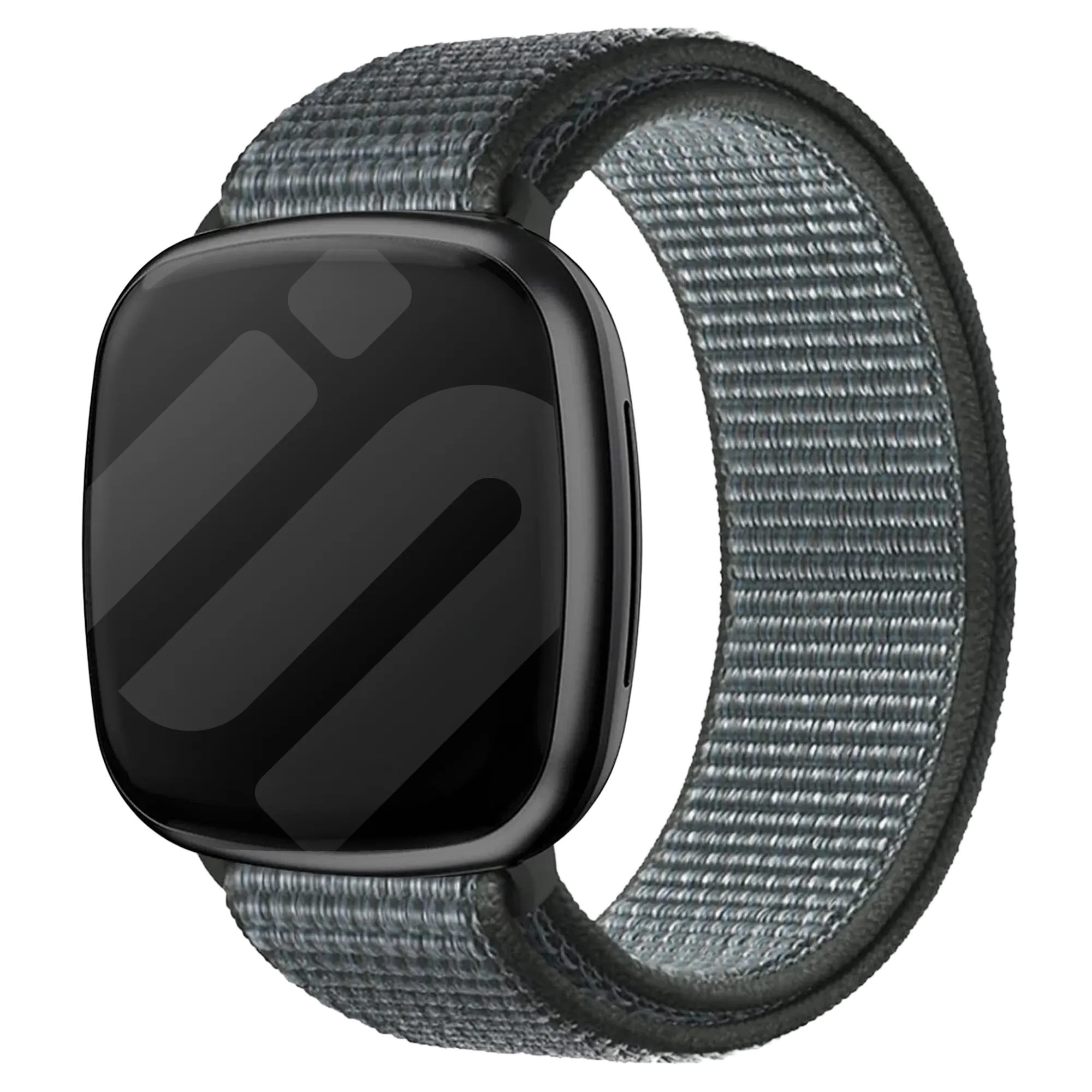 Correa nylon Fitbit Sense (gris- verde)