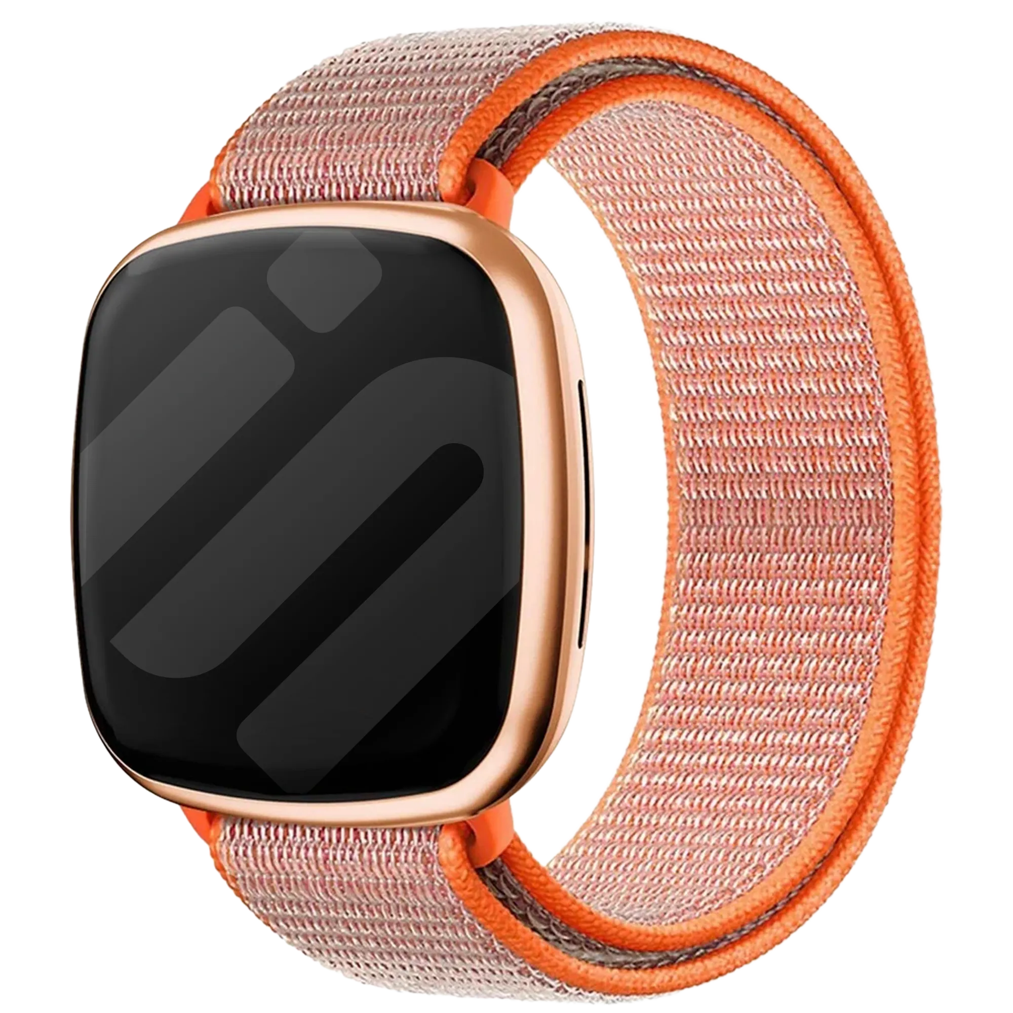 Correa nylon Fitbit Versa 3 (naranja)