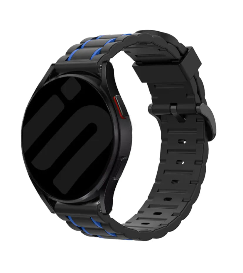 Correa deportiva con hebilla Polar Street X (negro/azul)