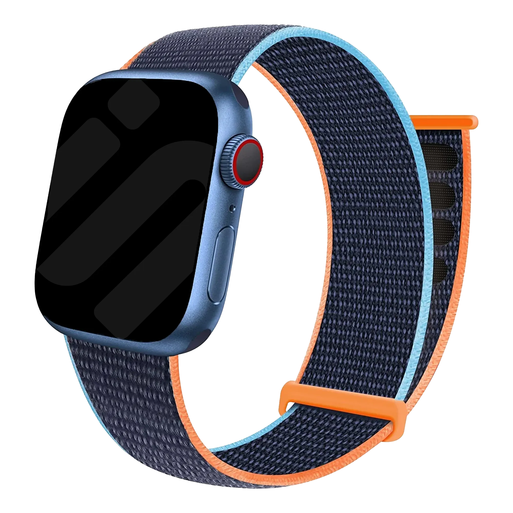 Correa nylon con hebilla Apple Watch (azul oscuro)