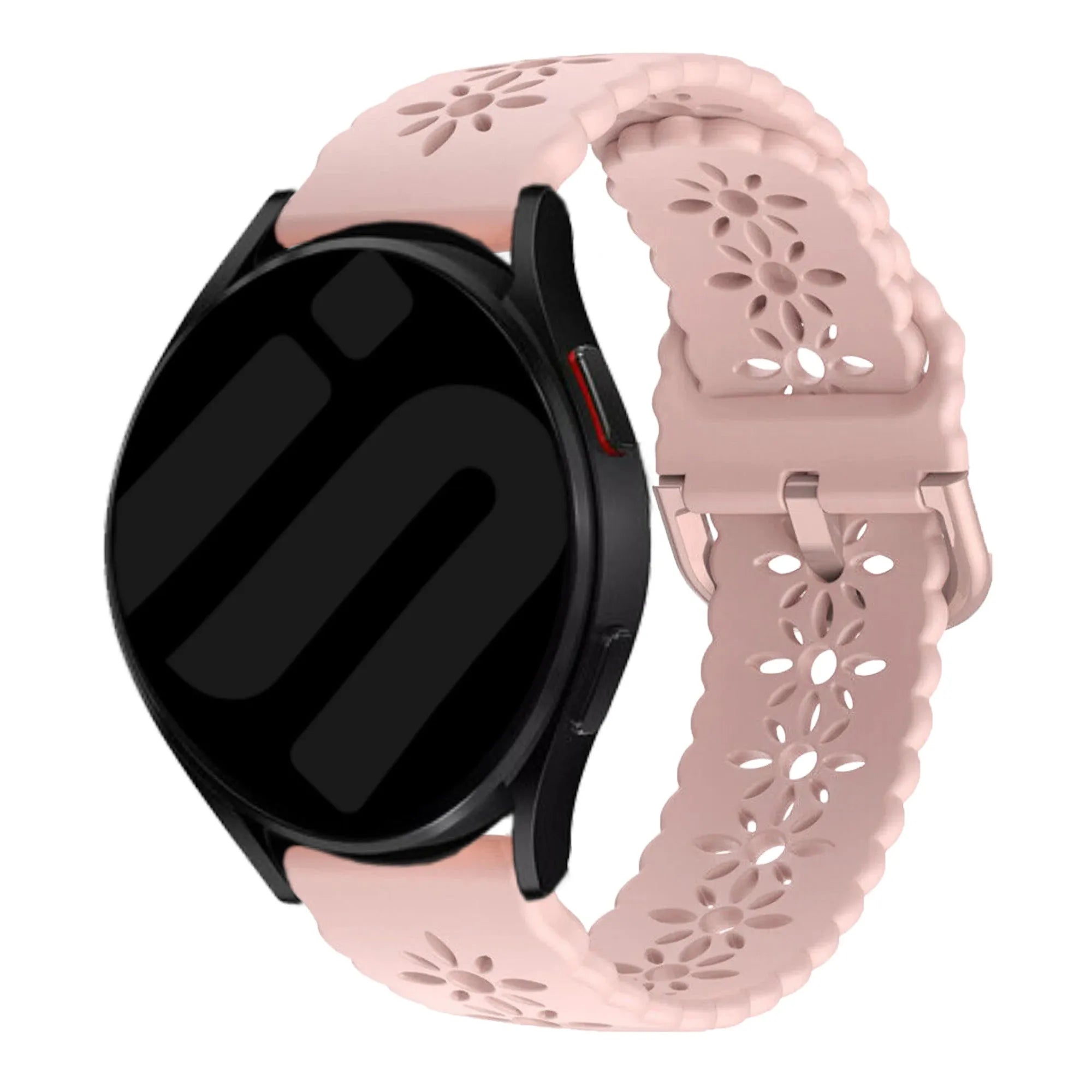 Amazfit GTS 4 Patterned Silicone Strap (Pink)