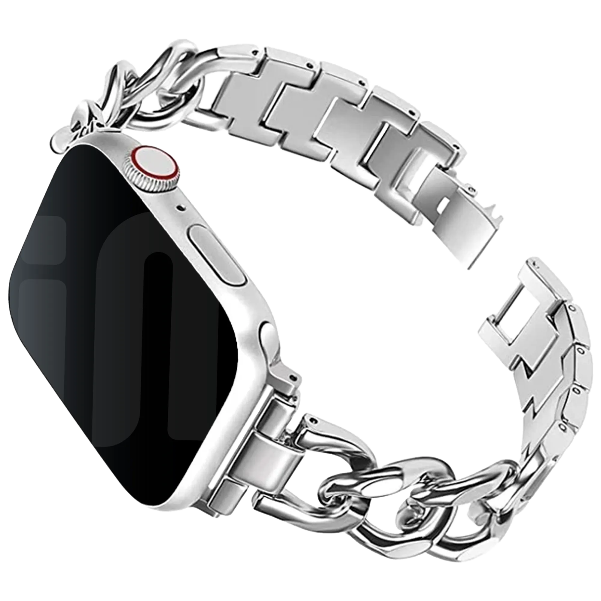 Apple Watch Steel Chain Strap (Silver)