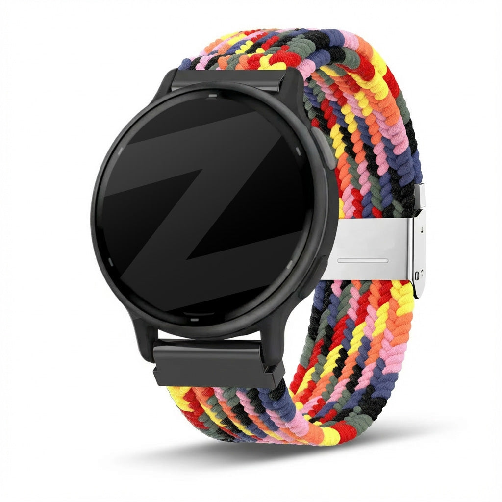 Bandz Correa nylon trenzada Garmin Vivoactive 5 (colorida)