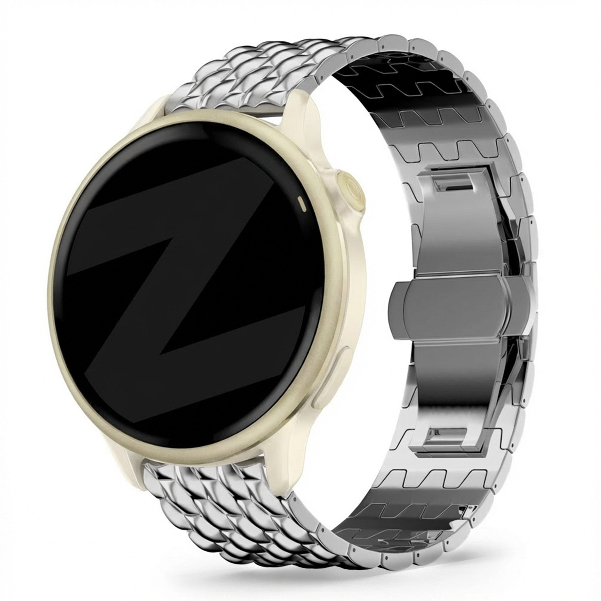 Bandz Correa acero 'Dragon' Garmin Vivoactive 6 (plateada)