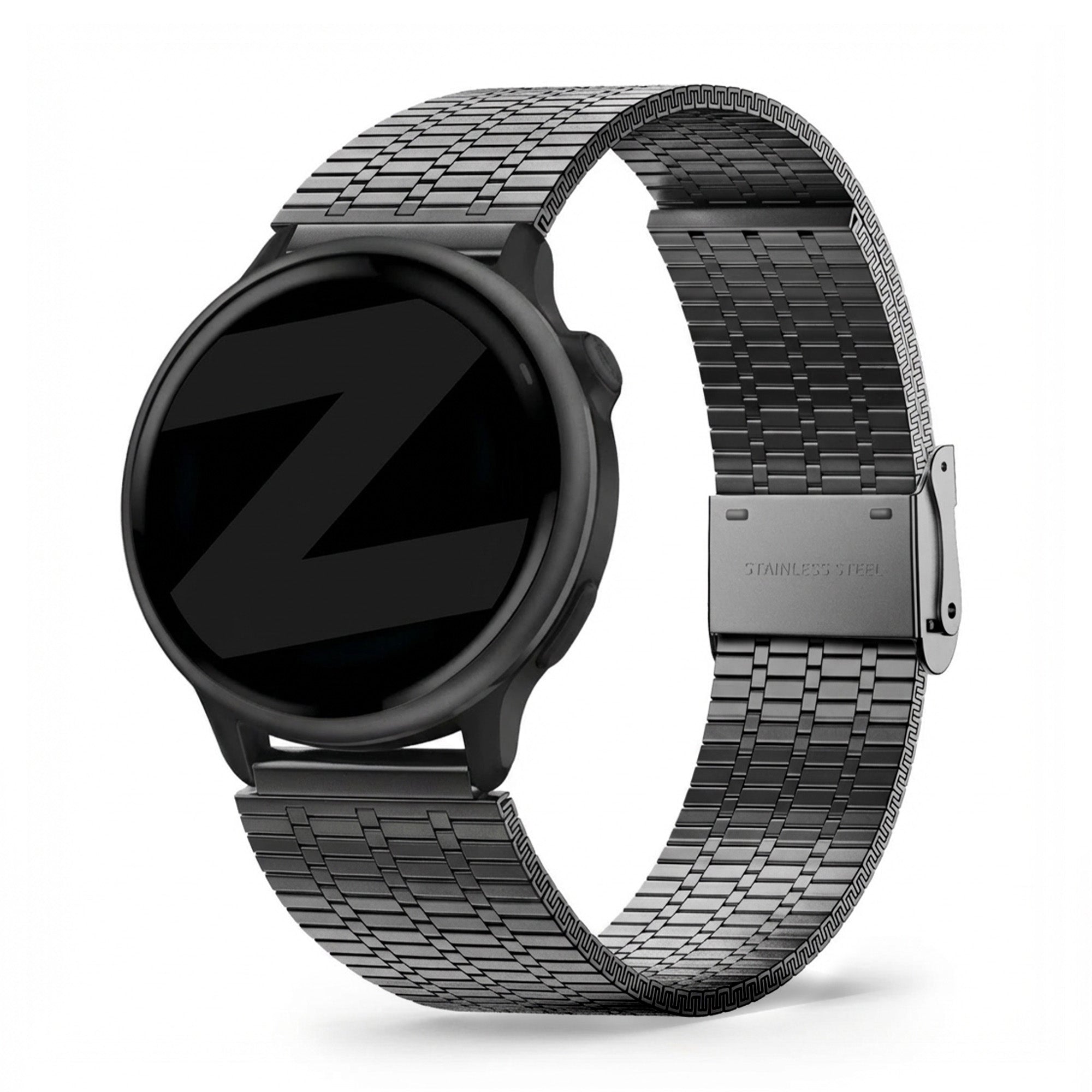 Bandz Correa acero ajustable Garmin Vivoactive 6 (negro)