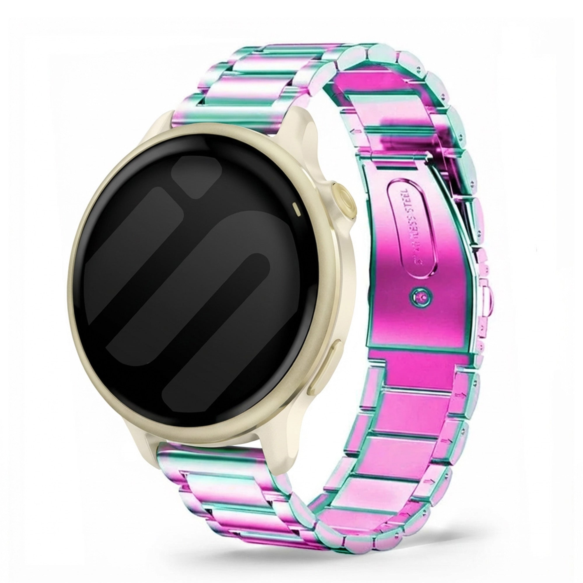 Correa acero Garmin Vivoactive 6 (nacarado)