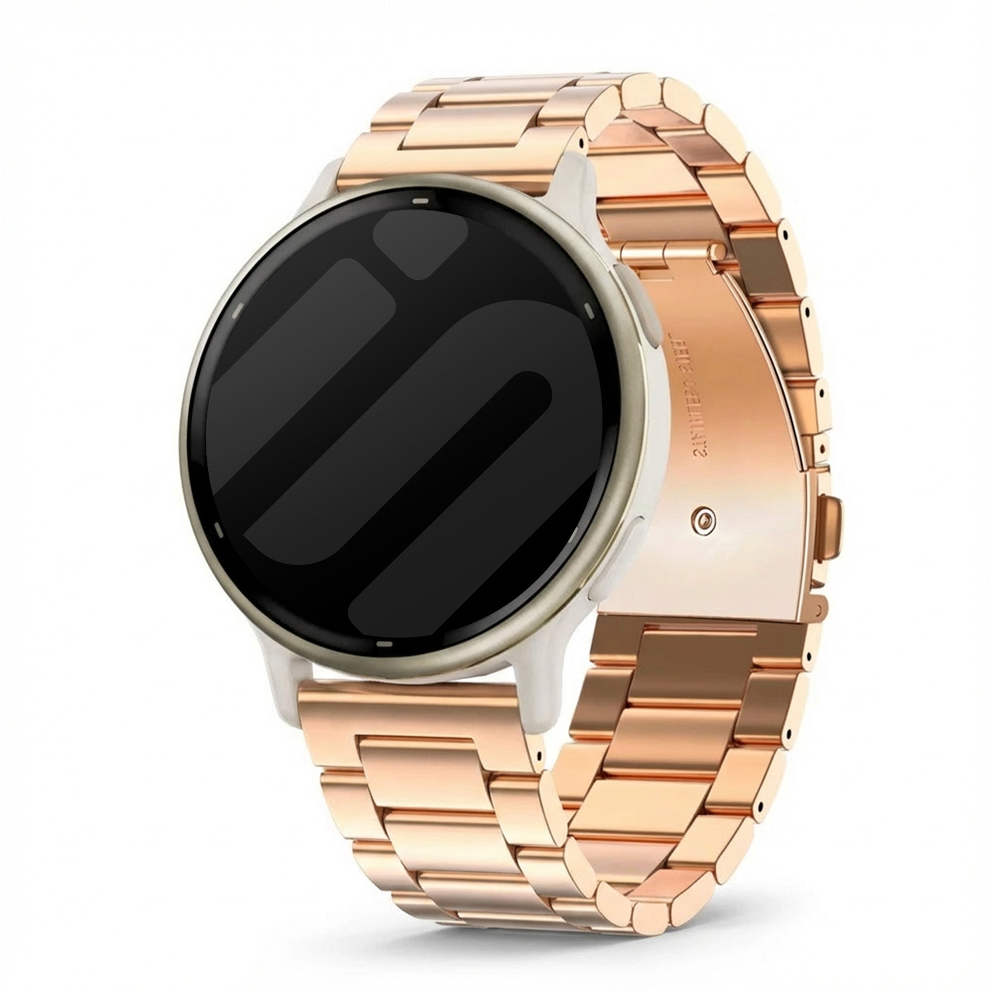 Correa acero Garmin Vivoactive 5 (rosa dorado)