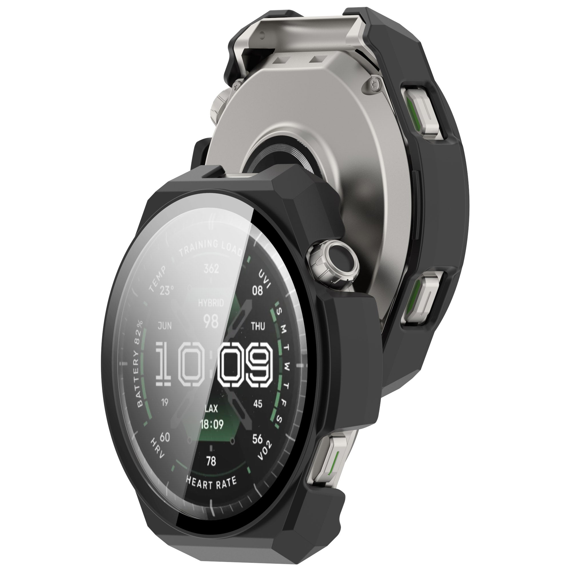 Amazfit Balance 3 PC Case with Glass (Black)