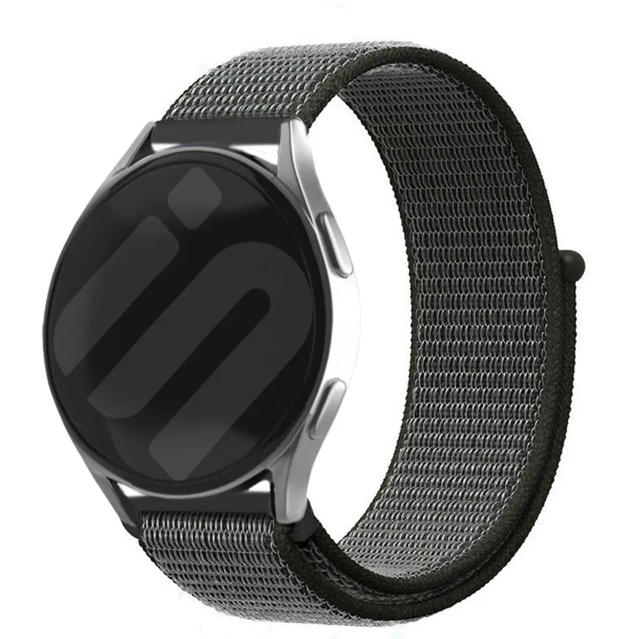 Correa nylon Amazfit Active 2 (verde/gris)
