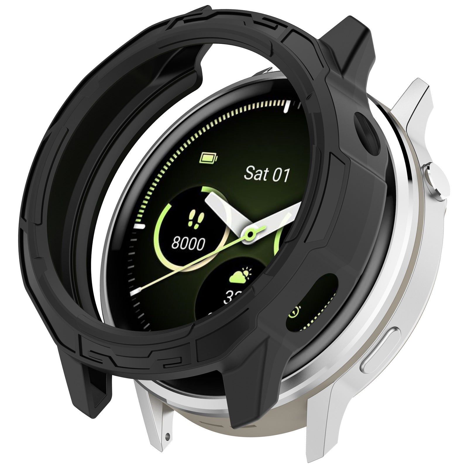 Funda TPU resistente Garmin Venu 4 - 45mm (negro)