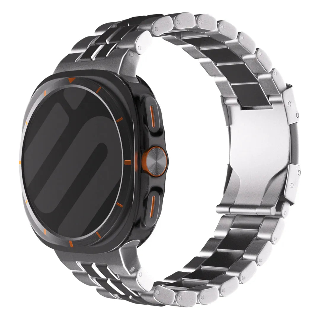 Samsung Galaxy Watch Ultra 2 Square' Titanium Strap (Silver)