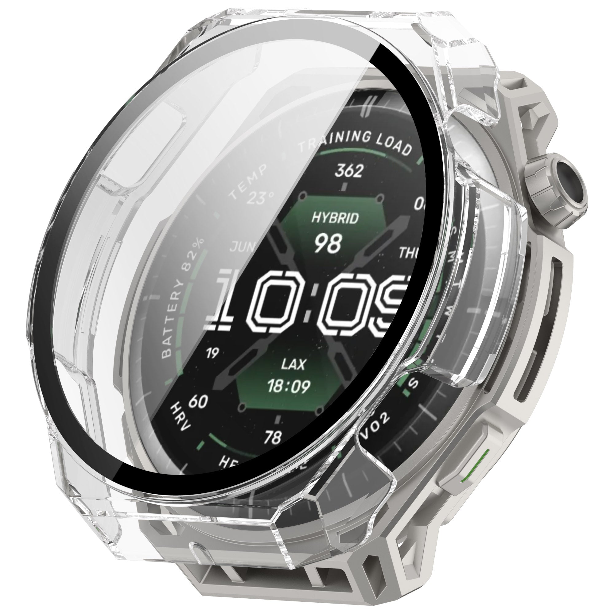 Amazfit Balance 3 PC Case with Glass (Transparent)