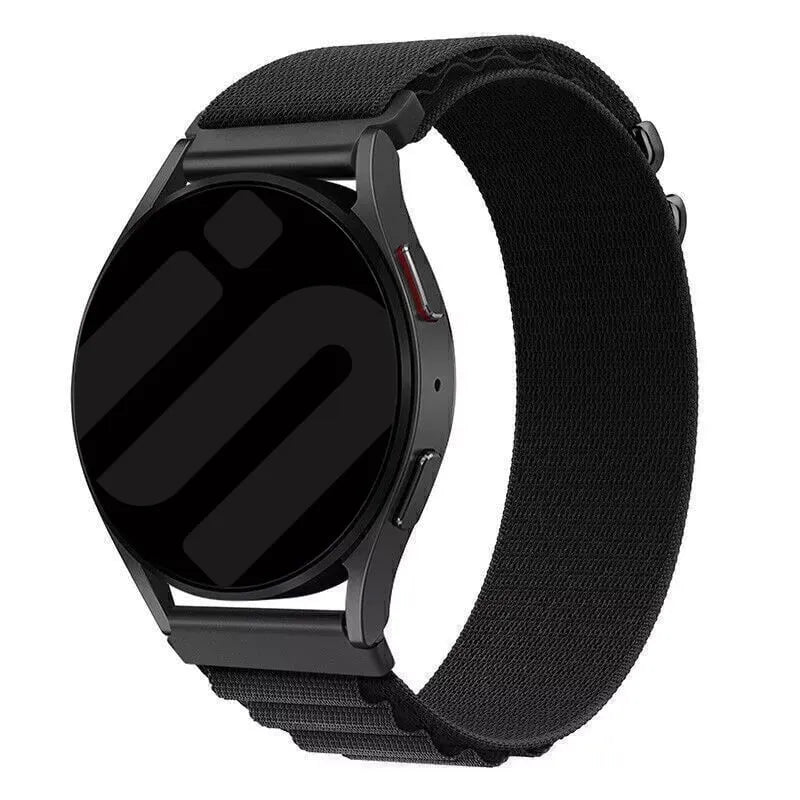 Correa nylon Alpine Amazfit Bip 6 (negro)