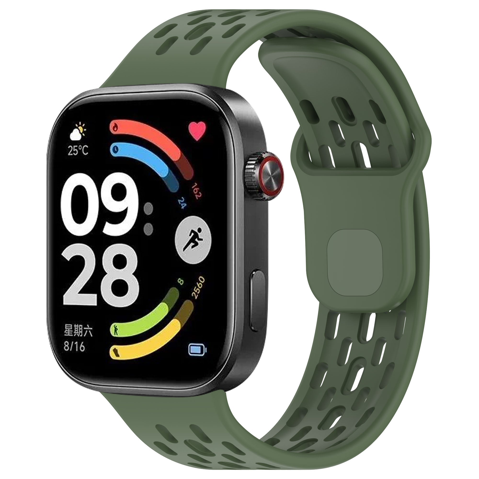 Correa air silicona Xiaomi Smart Band 10 Pro (verde militar)