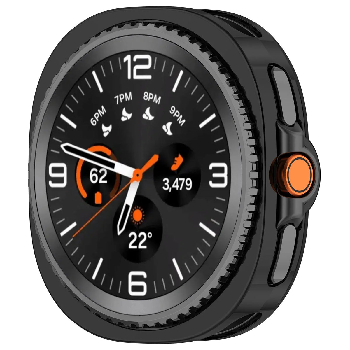 Funda TPU Samsung Galaxy Watch 8 Classic (negro)