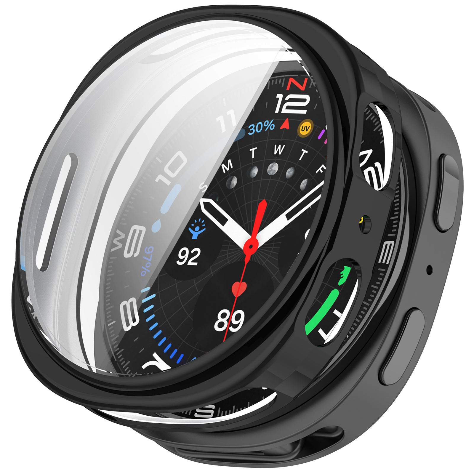 Funda TPU Samsung Galaxy Watch 8 / 9 - 44mm (negro)