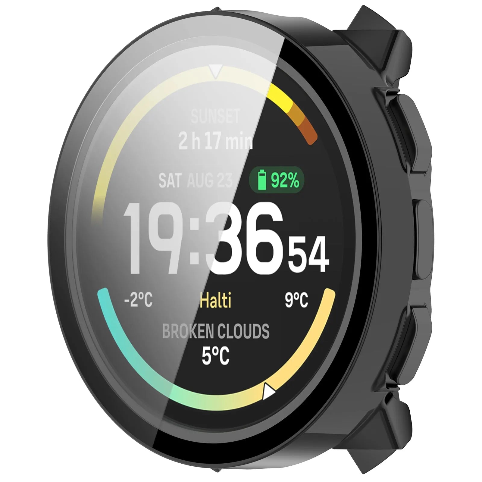 Funda PC con cristal Suunto Vertical 2 (negro)