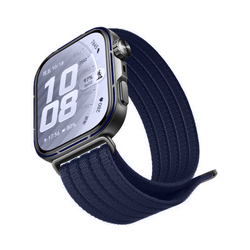 Correa nylon ultrafina Huawei Watch Fit 4 Pro (azul oscuro)