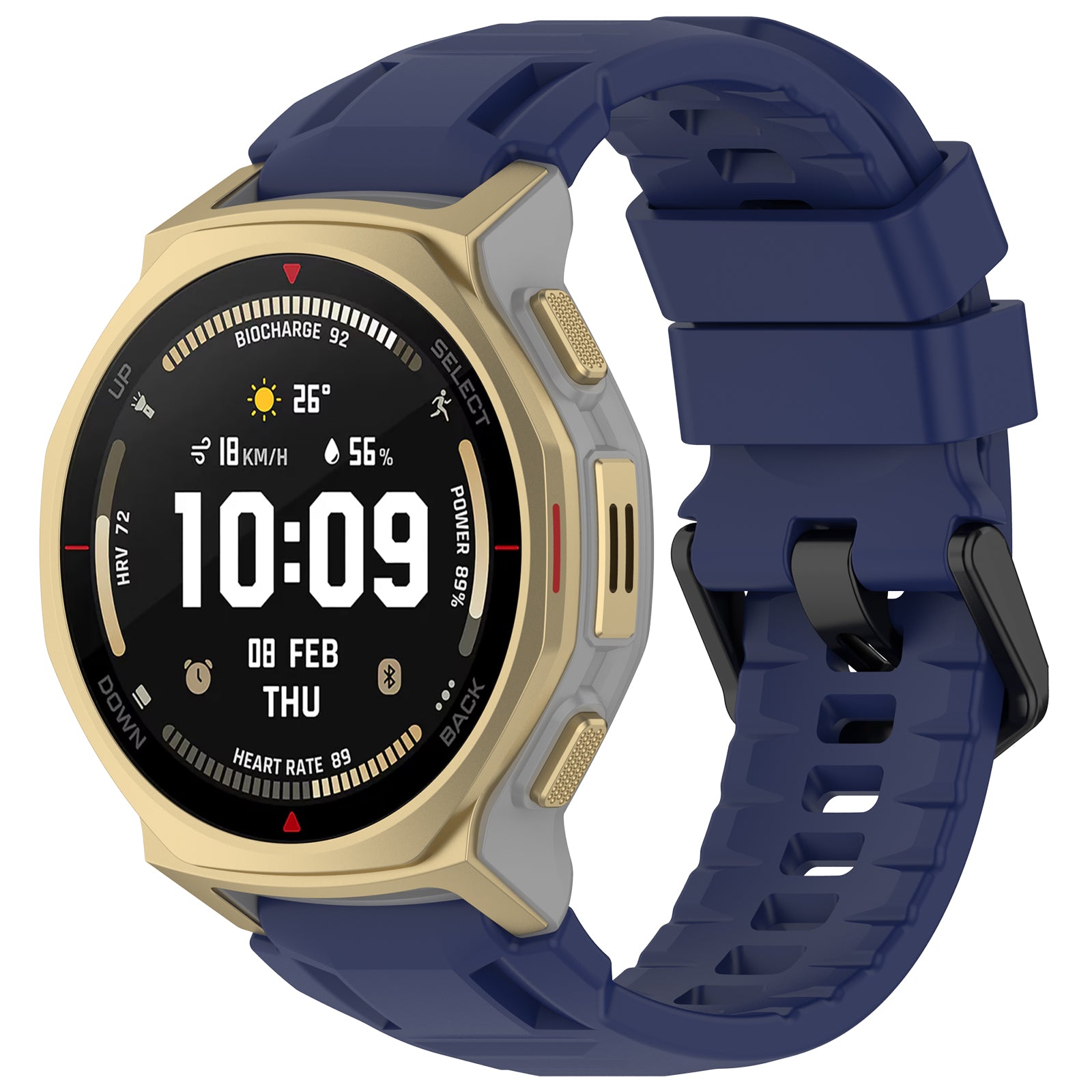Correa silicona Amazfit T-Rex 3 Pro - 44mm (azul oscuro)