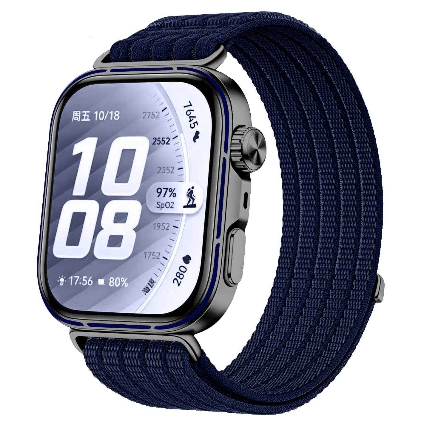 Correa nylon ultrafina Huawei Watch Fit 5 Pro (azul oscuro)