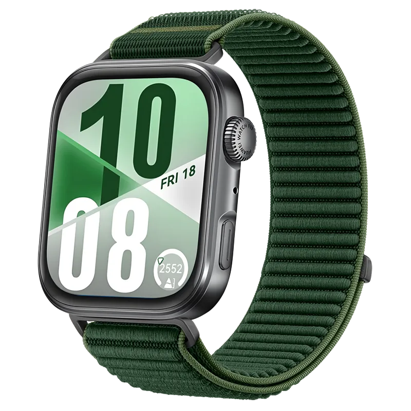 Correa nylon ondulada Huawei Watch Fit 5 (verde oscuro)