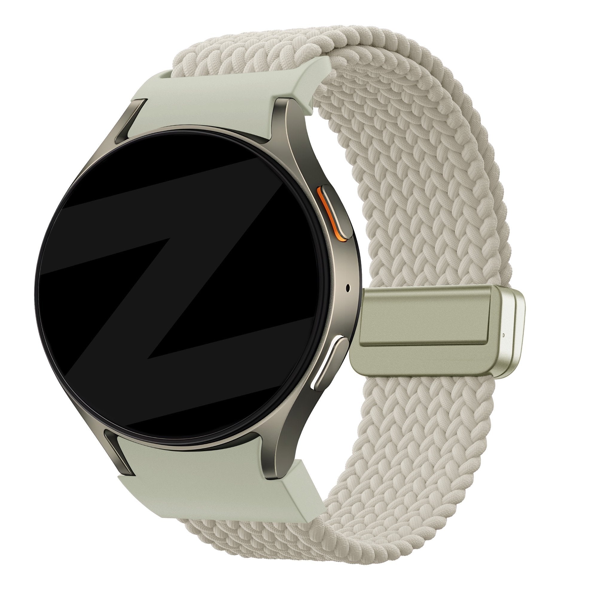 Bandz Correa tejida 'Easy Fit' Samsung Galaxy Watch 4 40mm (blanco estrella)