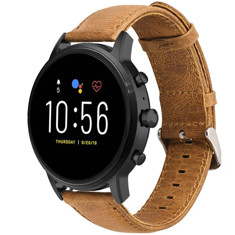 Fossil Gen 4 Explorist (HR) Leather Strap (Brown)