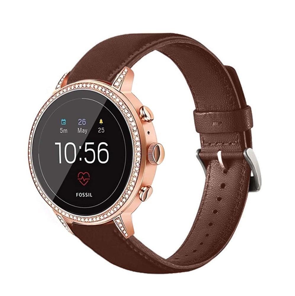 Correa cuero Huawei Watch GT 5 41mm (marrón rojizo)