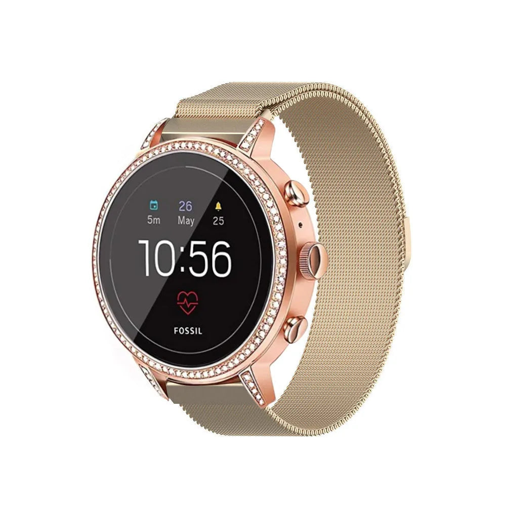 fossil-gen-5e-milanese-band-champagne