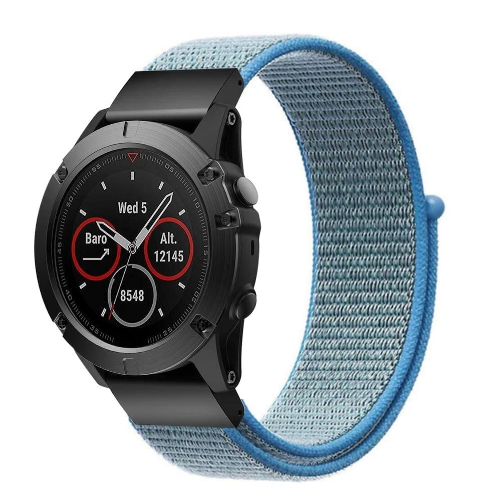 Correa nylon Garmin Descent MK3i - 51mm (azul claro)