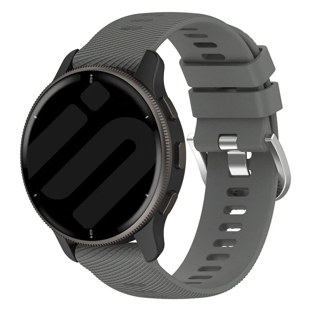 Correa silicona Garmin Vivoactive 6 (gris oscuro)