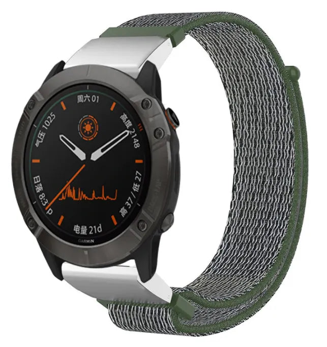 Correa nylon Garmin D2 Mach 2 - 47mm (verde)