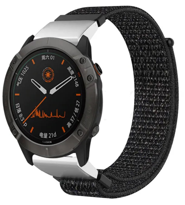 Correa nylon Garmin D2 Mach 2 - 51mm (negro)