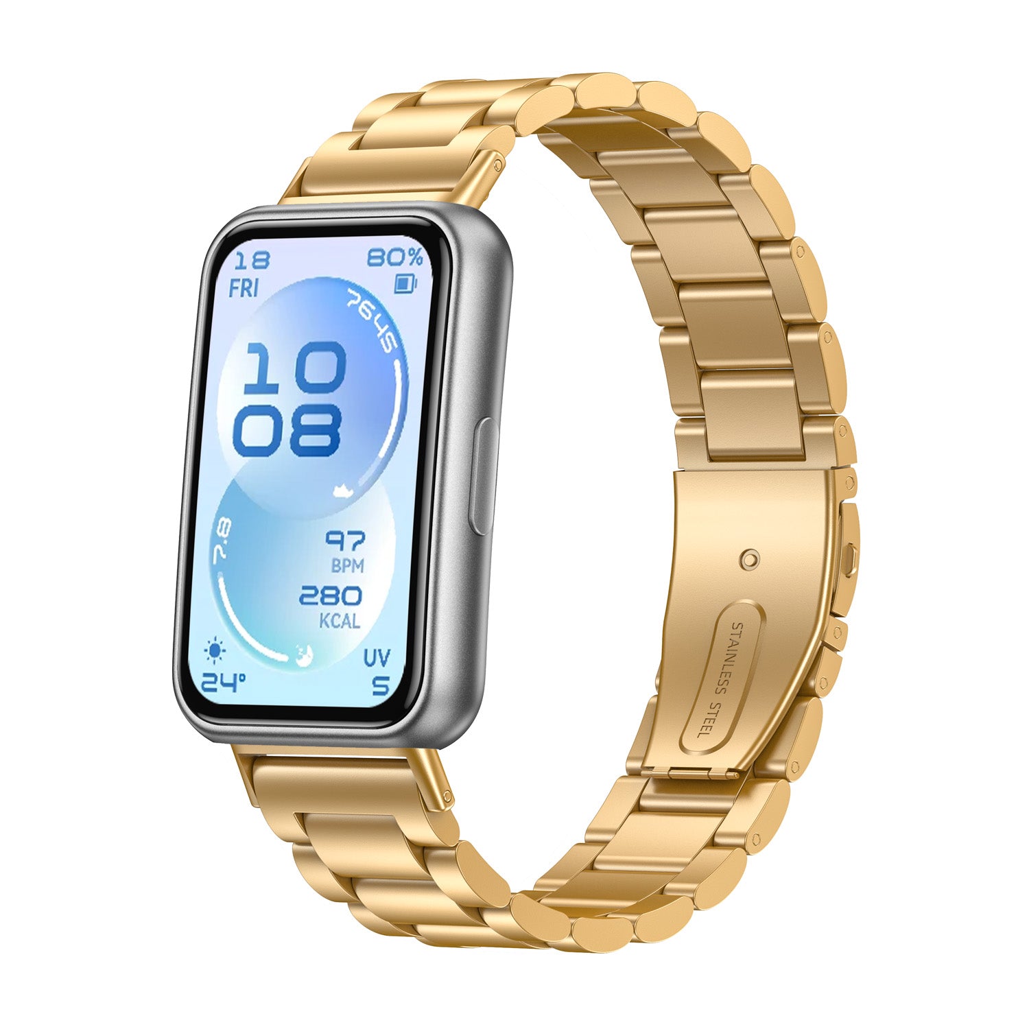 Correa acero Huawei Band 11 (dorado)