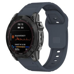 Correa silicona outdoor Garmin Instinct 3 - 50mm (gris-azul)