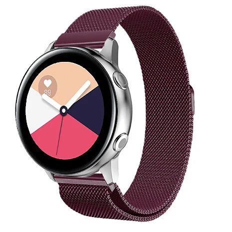 Correa milanese Samsung Galaxy Watch Active (vino)