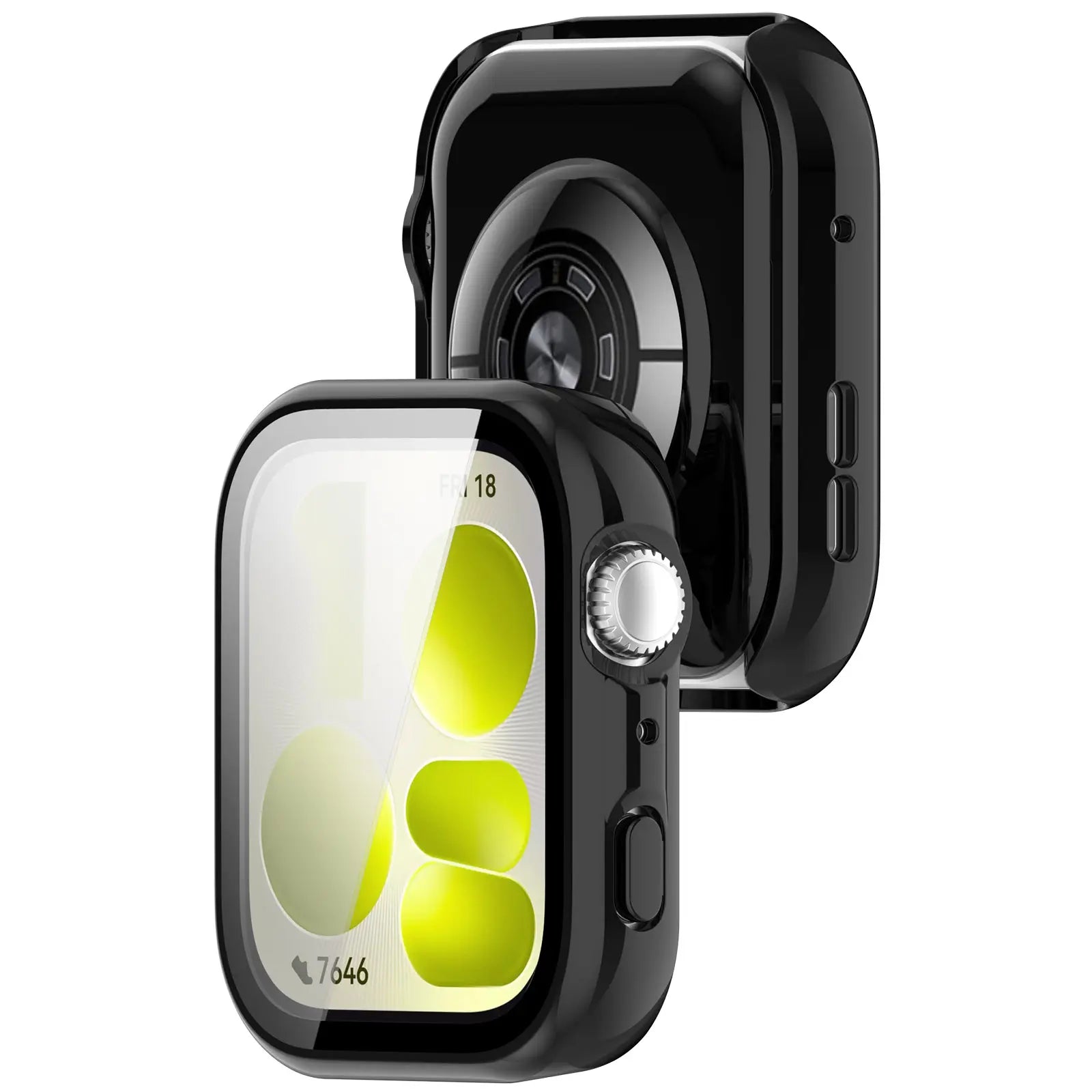 Huawei Watch Fit 5 Protector de pantalla de vidrio templado (Negro)