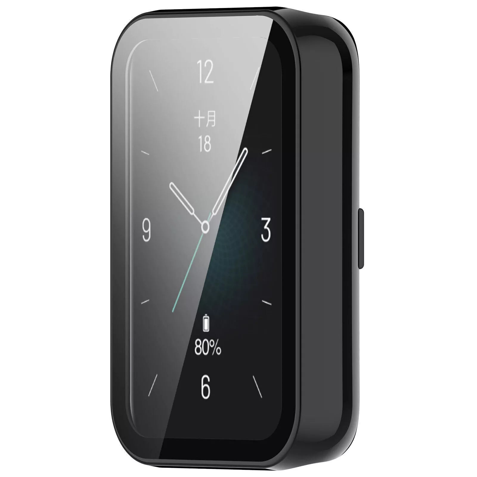 Funda rígida Honor Band 9 con cristal (negro)