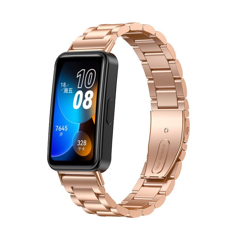 Correa acero Huawei Band 10 (oro rosa)