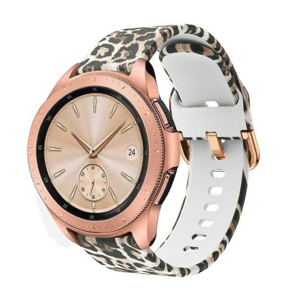 Correa reloj silicona 20mm - universal (leopardo)