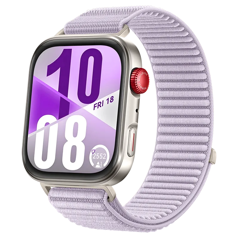 Huawei Watch Fit 3 Nylon Wave Strap (Light Purple)