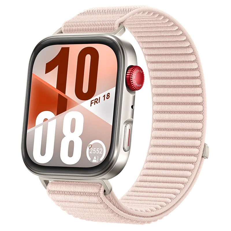 Huawei Watch Fit 3 Nylon Wave Strap (Light Pink)