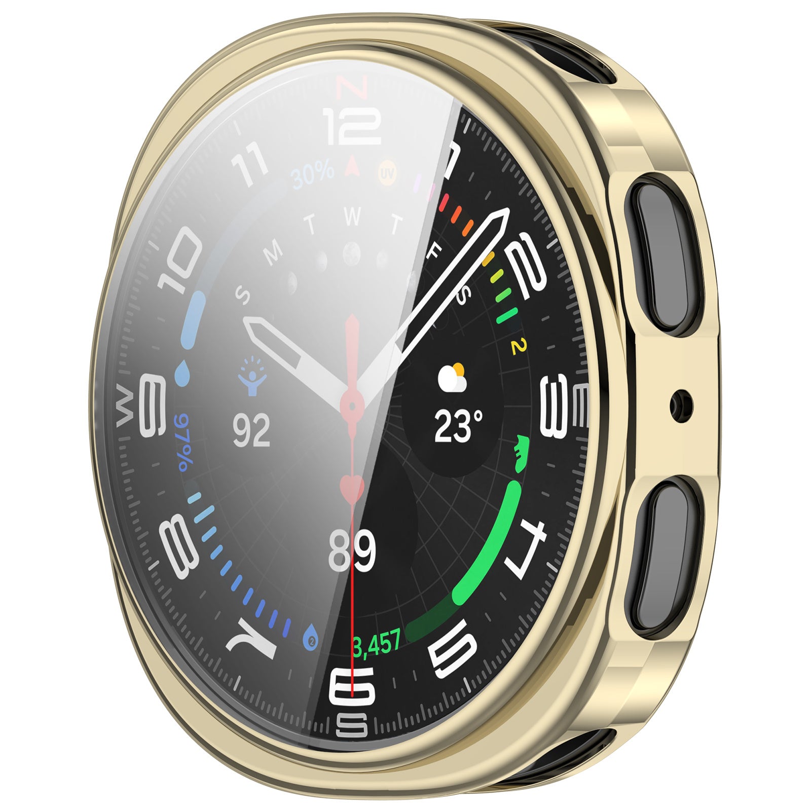 Funda TPU Samsung Galaxy Watch 8 - 40mm (dorado claro)